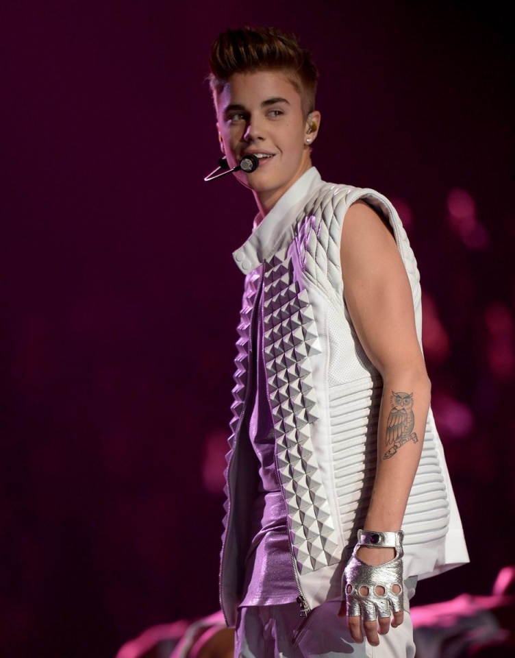 Justin Bieber en directo. Foto: EFE