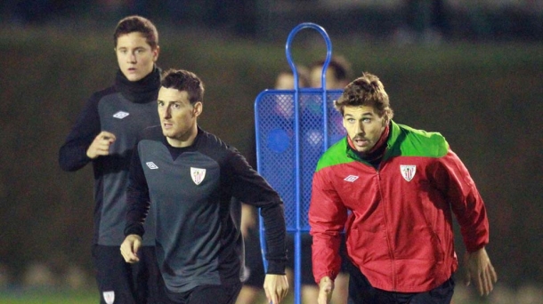 Aduriz y Llorente. Foto: EFE