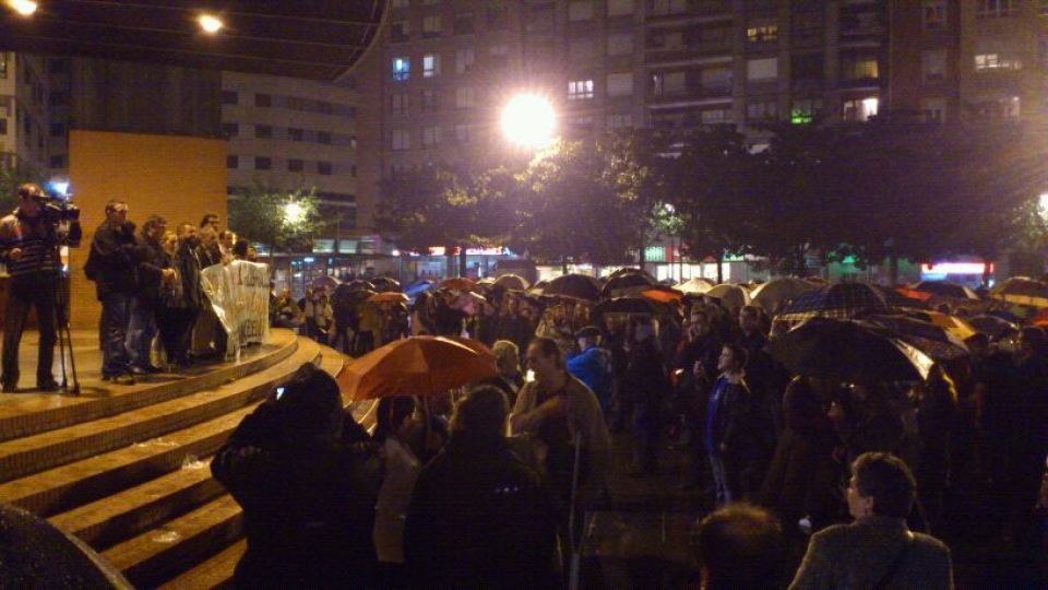 Manifestación en Barakaldo. Foto: Iraia Rojo