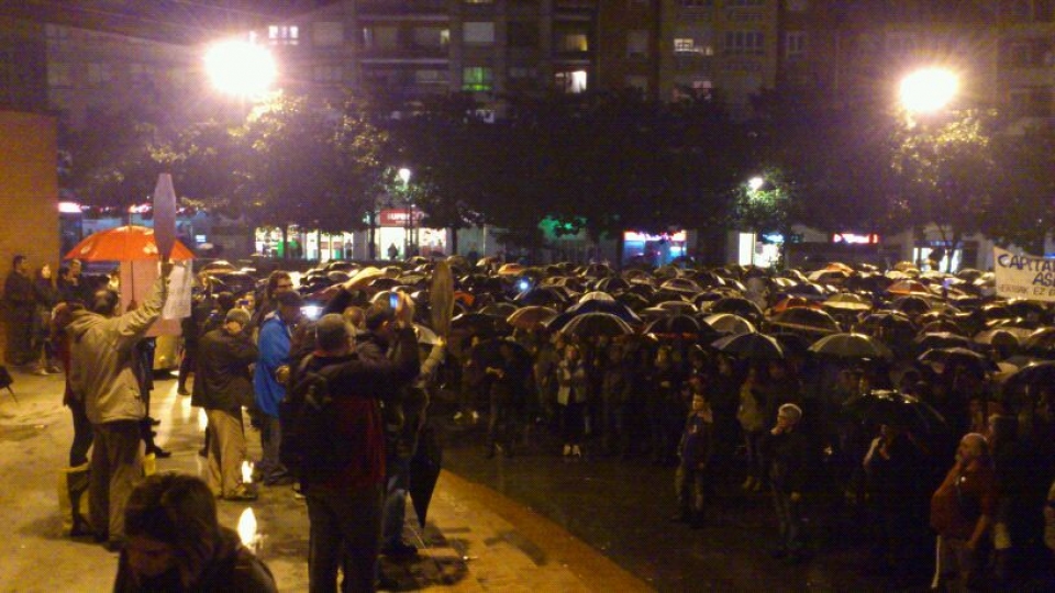 Manifestación en Barakaldo. Foto: Iraia Rojo