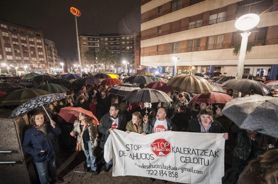 Manifestación en Barakaldo. Foto: EFE
