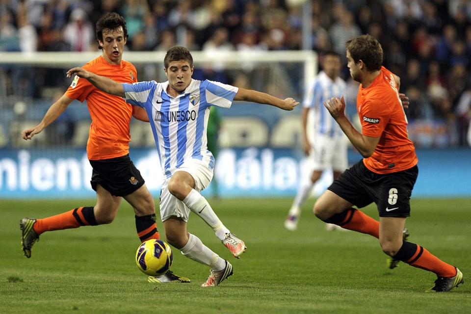 Malaga-Reala (1-2). EFE