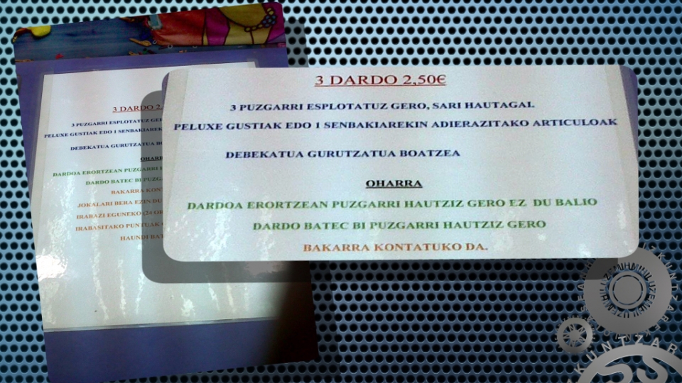 Azkoitiko Maria Odriozolak Donostiako Aste Nagusian aurkitu zuen 'zazpiki' hau