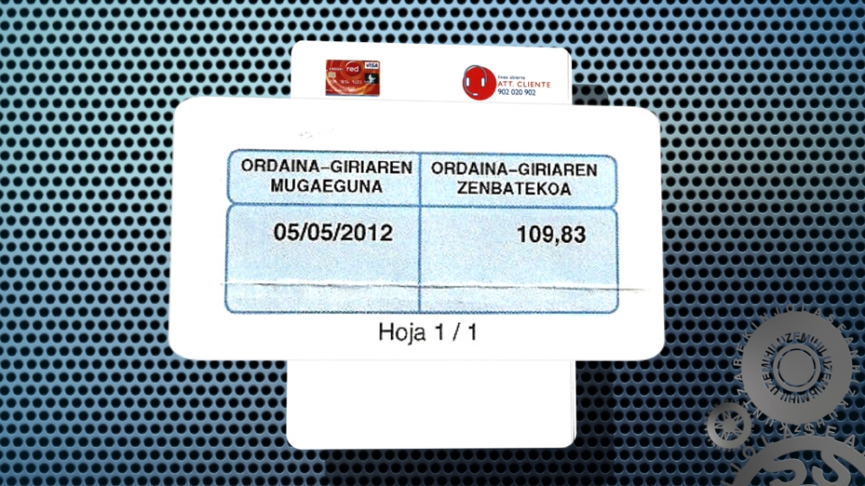 Imanol Aranzabalek bidali digu 'zazpiki' hau, Eroskiko txartel batean ikusi zuen berak