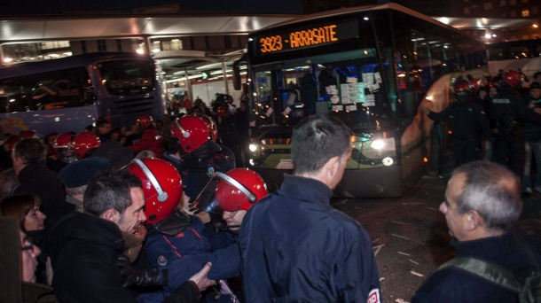 Transport was expected to be disrupted. Photo: EFE
