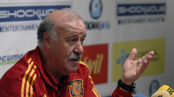 Vicente del Bosque Espainiako hautatzailea. EFE