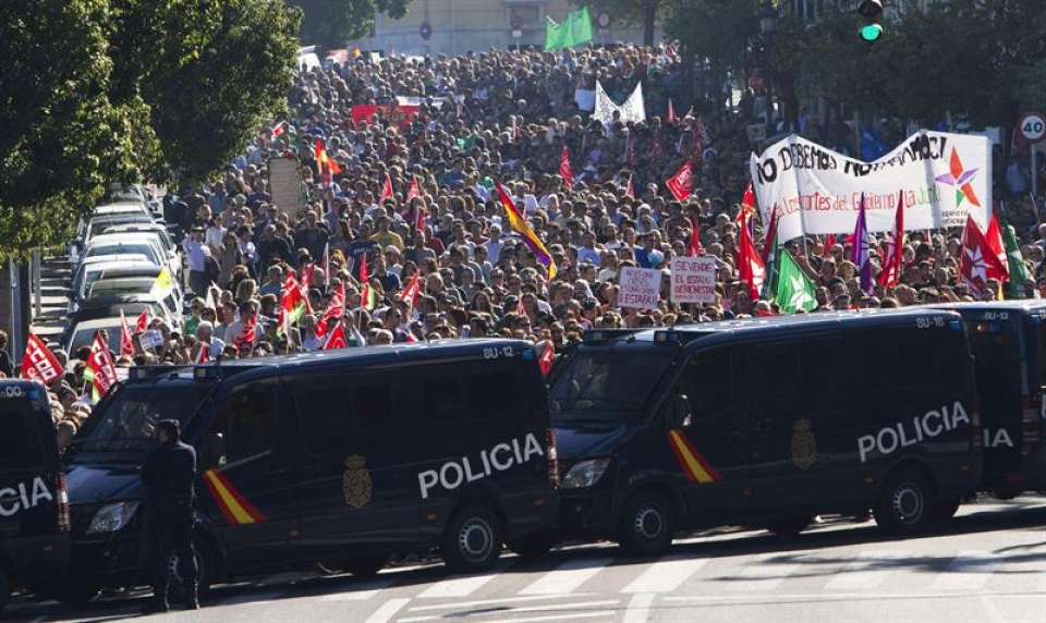 Manifestación en Cadiz. Foto: EFE