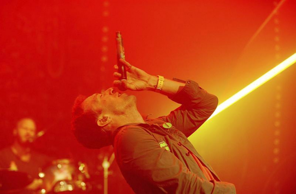 Concierto de Coldplay en Australia. Foto: EFE