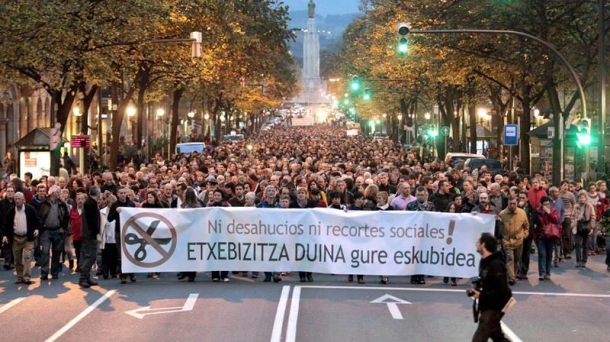 Public pressure prompted Rajoy to speed up talks on reforming the eviction laws. Photo: EFE