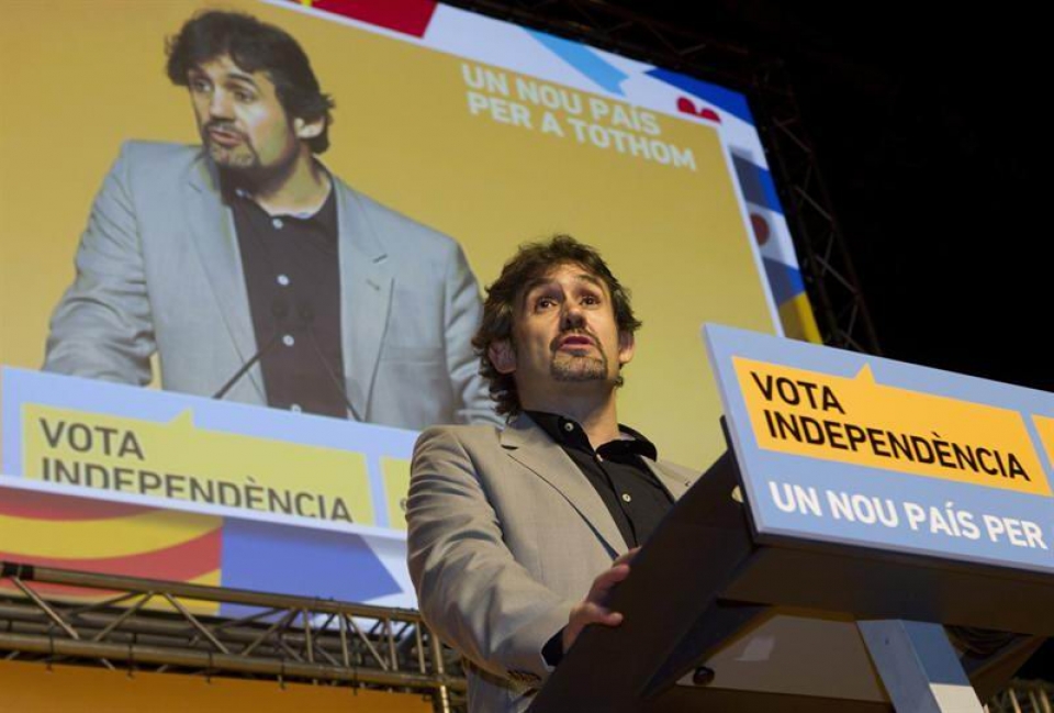 Elecciones Cataluña Urizar | Urizar participa en un mitin de ERC