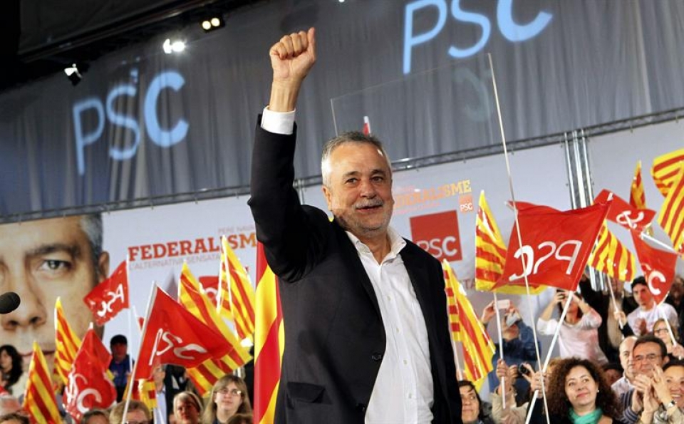 Jose Antonio Griñan PSOEko eta Andaluziako erkidegoko presidentea.