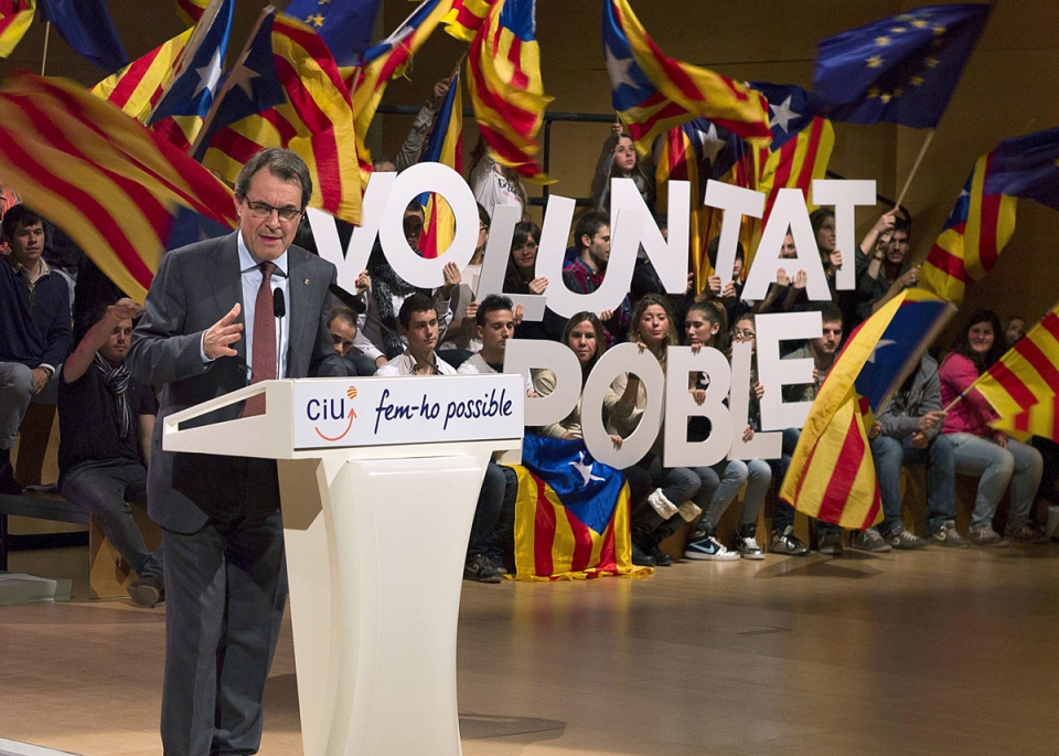 Artur Mas, CiU. 18/11/2012. Argazkia: EFE