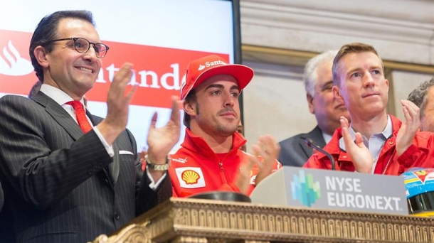 Fernando Alonso, Wall Streeten. Argazkia: EFE