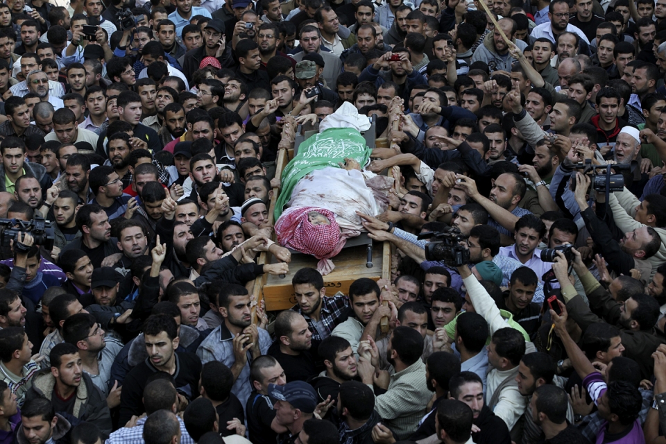 Muestran el sangriento desenlace de las ofensivas en Gaza. Foto: EFE