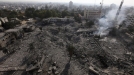 Edificios de Gobierno de Hamas en Gaza. Foto: EFE title=