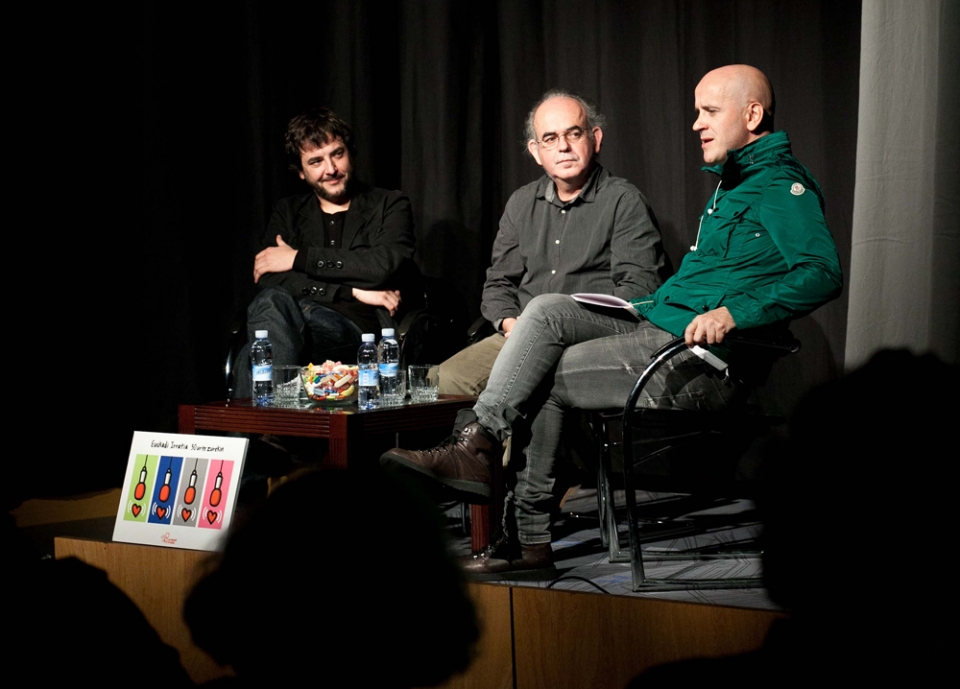 Joseina Etxeberria, Felipe Juaristi, Xabi Erkizia
