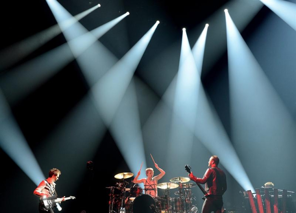 Muse en Hungría. Foto: EFE