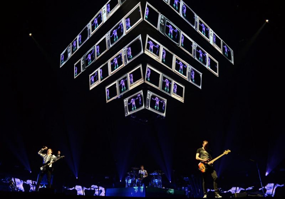 Muse en Hungría. Foto: EFE