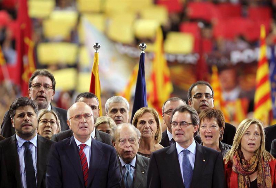 Artur Mas eta Josep Antoni Duran i Lleida (CiU). Argazkia: EFE