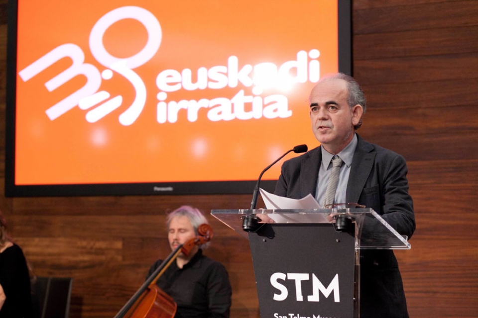 Euskadi Irratiaren 30. urtemugako ekitaldi nagusia. Argazkia: EITB