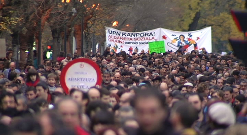 Andaluzia izan da manifestazio eta elkarrataratze gehien egin dituen erkidegoa. Efe.