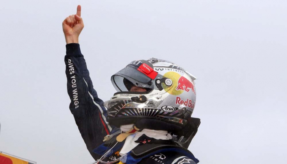 Munduko Bat Formula Txapelketa irabazi du Vettelek, Brasilen. Argazkia: EFE