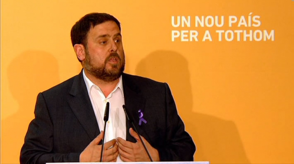 El candidato de ERC, Oriol Junqueras.