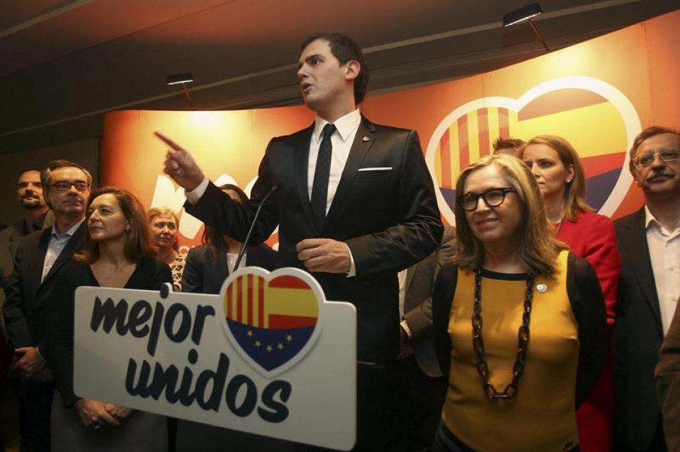 Albert Rivera (Ciutadans). Foto: EFE