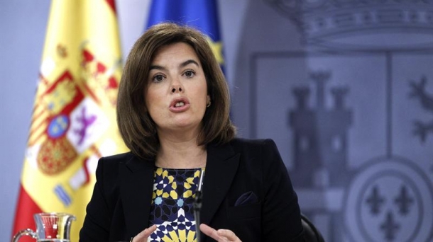 Spain's deputy prime minister Soraya Saenz de Santamaria. Photo: EFE