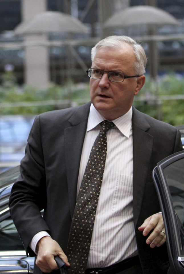 Olli Rehn Europako Batzordeko presidenteordea.