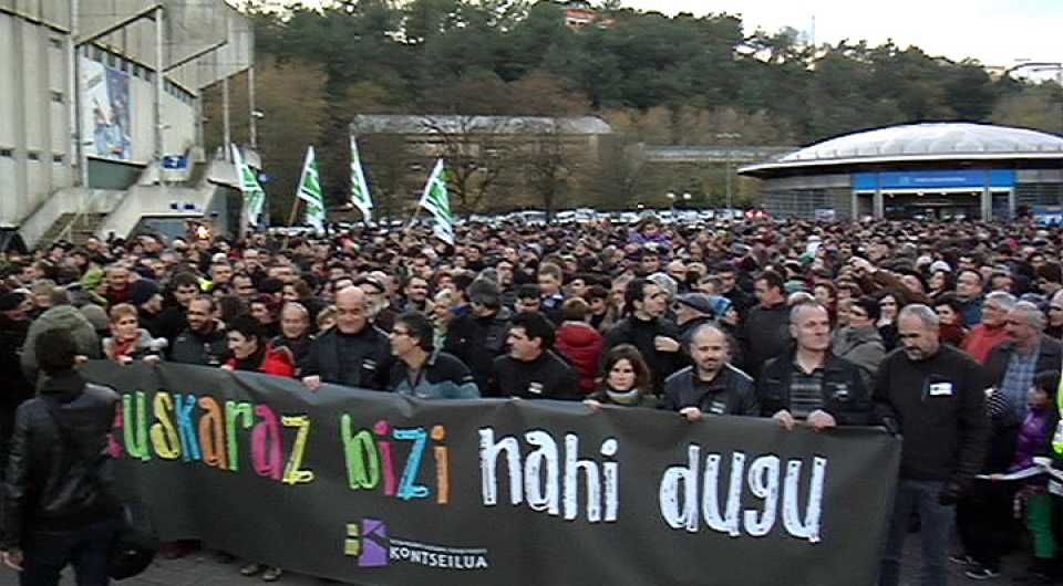 Euskera manifestación | Manifestación en Donostia a favor del euskera