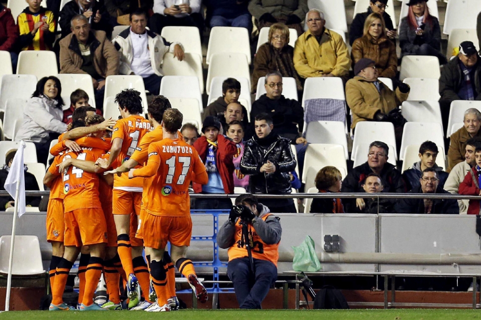 Gol de la Real Sociedad. Foto: EFE