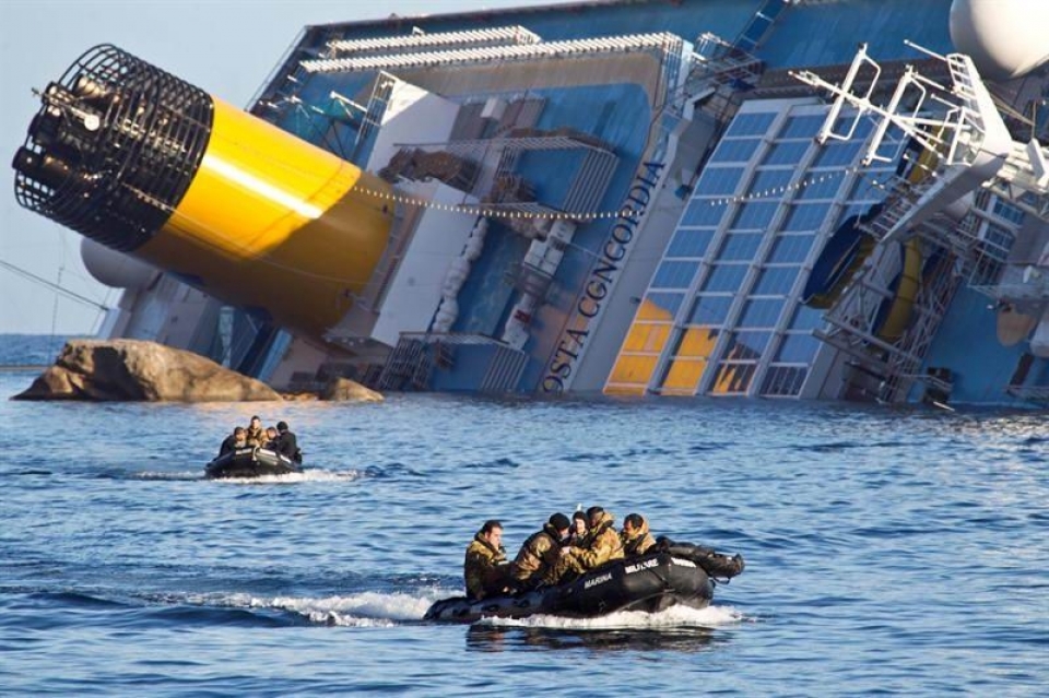 Naufragio del Costa COncordia.