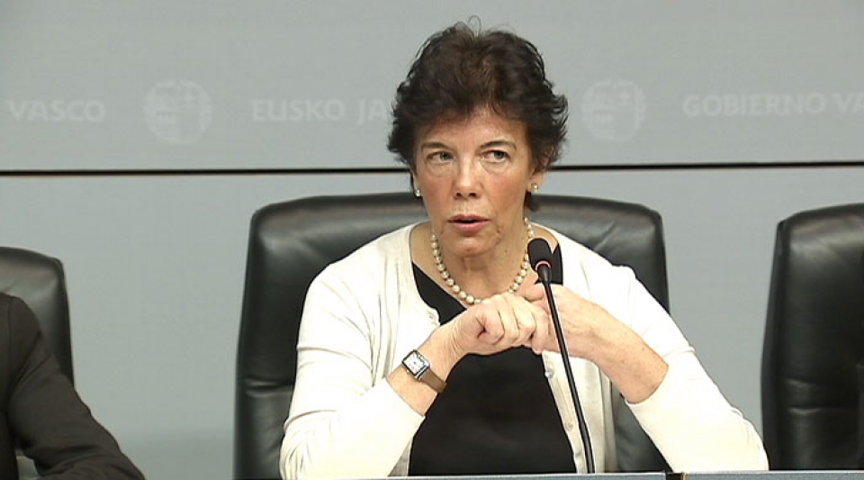 Isabel Celaá, parlamentaria del PSE-EE. Foto: EFE