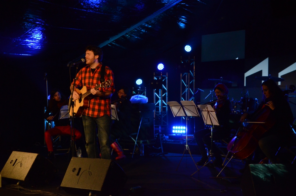 Josu Bergara en Ahotsenea. Foto: EITB