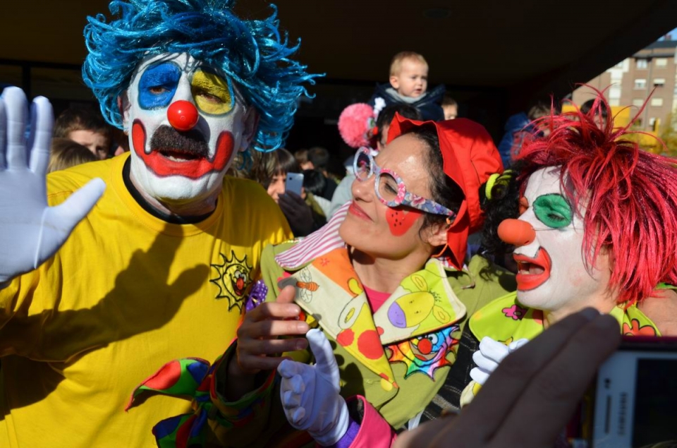 Pirritx, Porrotx y Marimotots en la Feria de Durango. Foto: EITB