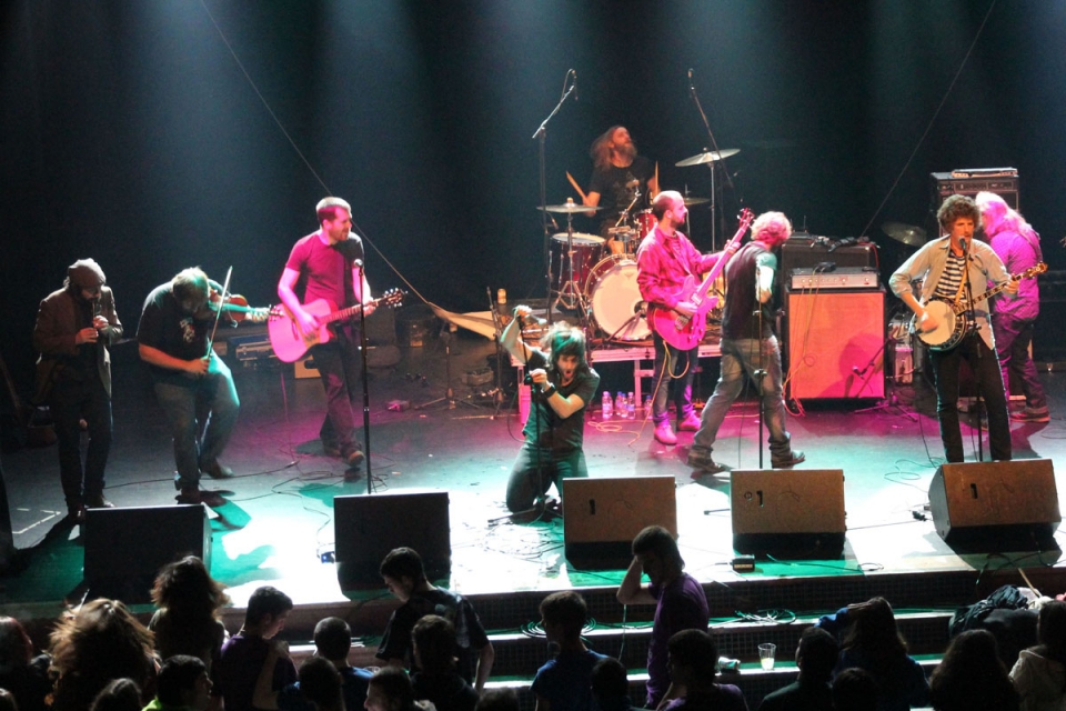 Bizardunaken kontzertua Durangoko azokan. Argazkia: EITB