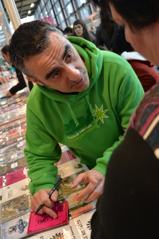 Gatibu taldeko Alex Sardui. Argazkia: EITB