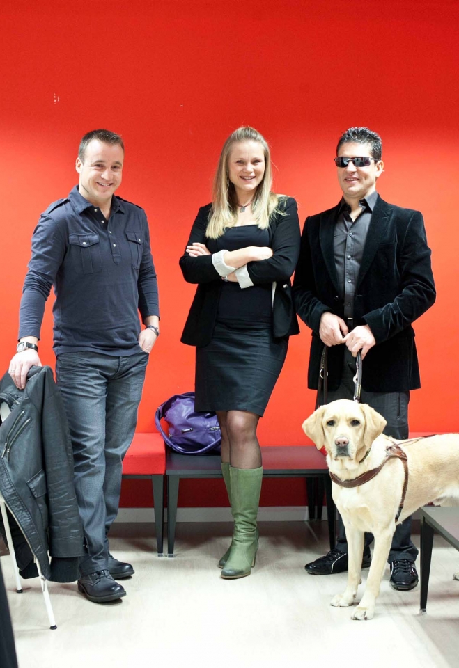 'El Conquistador del Aconcagua'ko lehiakideak. Argazkia: EITB