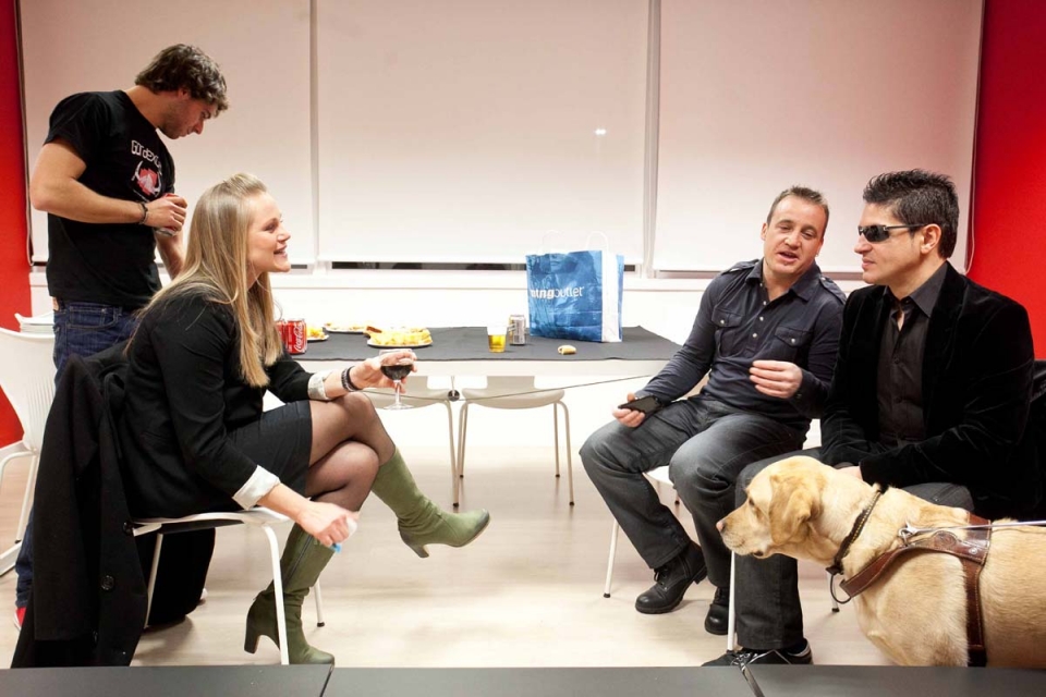 'El Conquistador del Aconcagua'ko lehiakideak. Argazkia: EITB