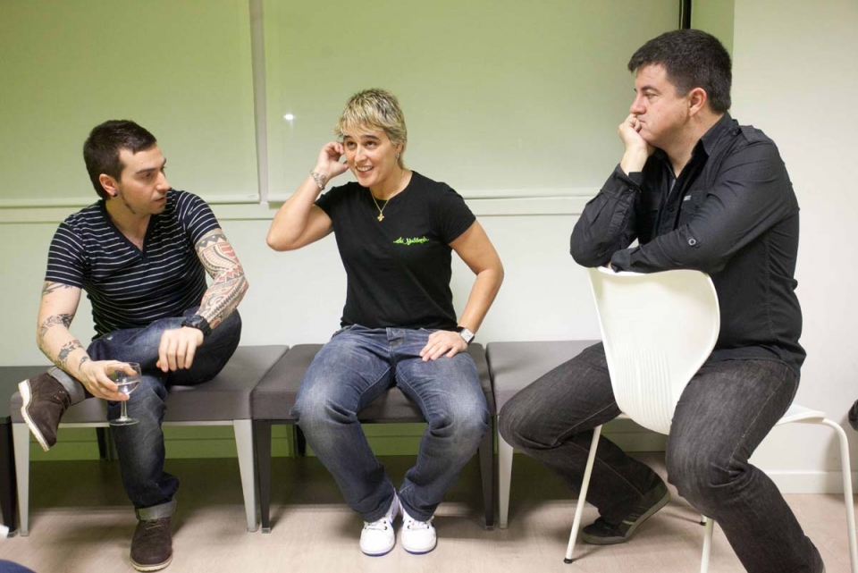 'El Conquistador del Aconcagua'ko lehiakideak. Argazkia: EITB