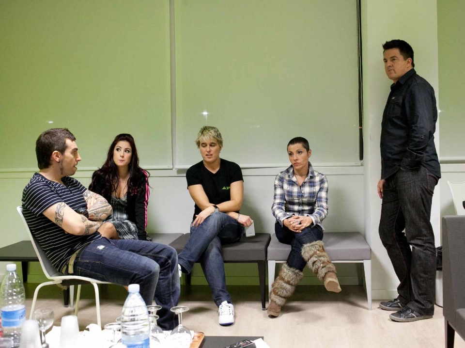 'El Conquistador del Aconcagua'ko lehiakideak. Argazkia: EITB