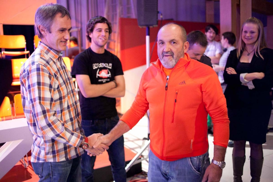 'El Conquistador del Aconcagua'ko lehiakideak. Argazkia: EITB