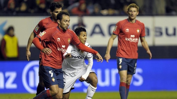 Osasuna-Valencia. Foto: EFE