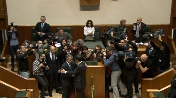 Iñigo Urkullu appointed as new Basque Country's lehendakari. Photo: EITB