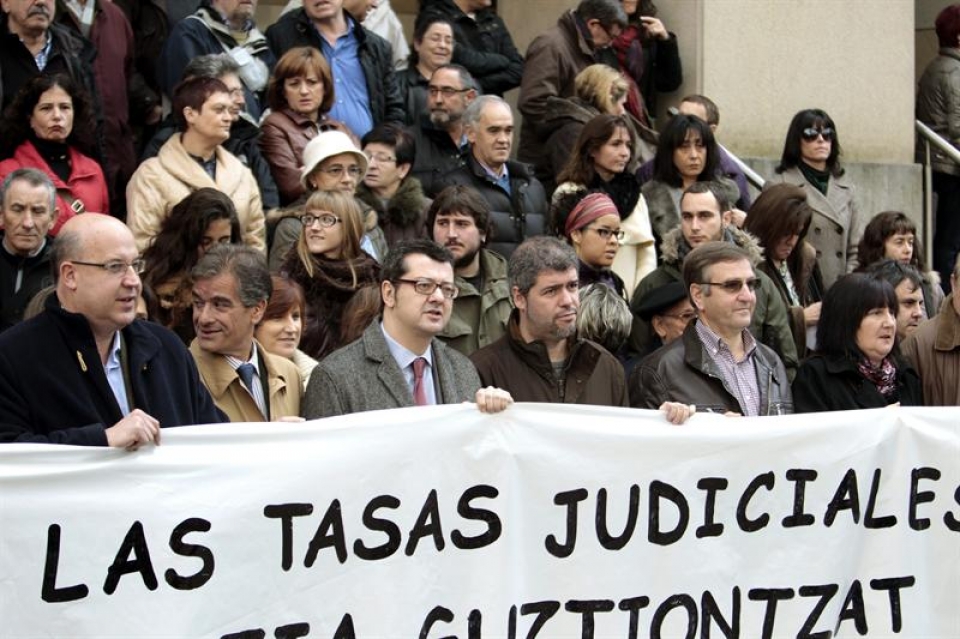 Los funcionarios de Justicia han convocado un nuevo paro de dos horas el 20 mayo. 