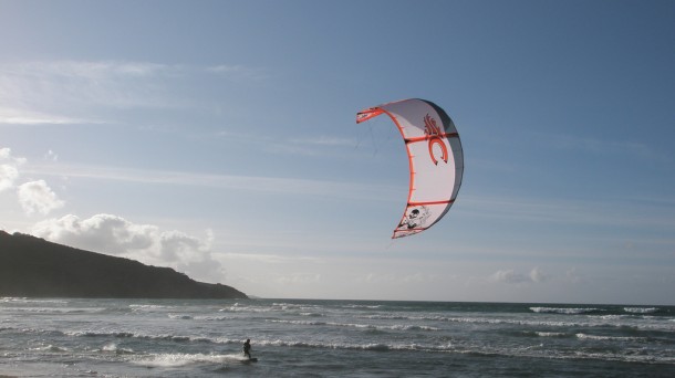 Borja Gómez kitesurf en Cabo Verde