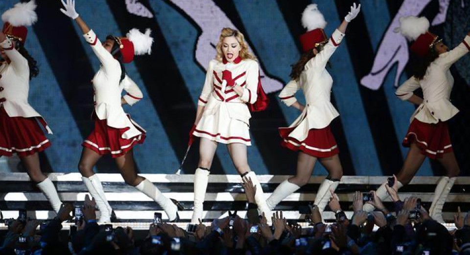 Madonnaren kontzertua Txilen. Argazkia: EFE