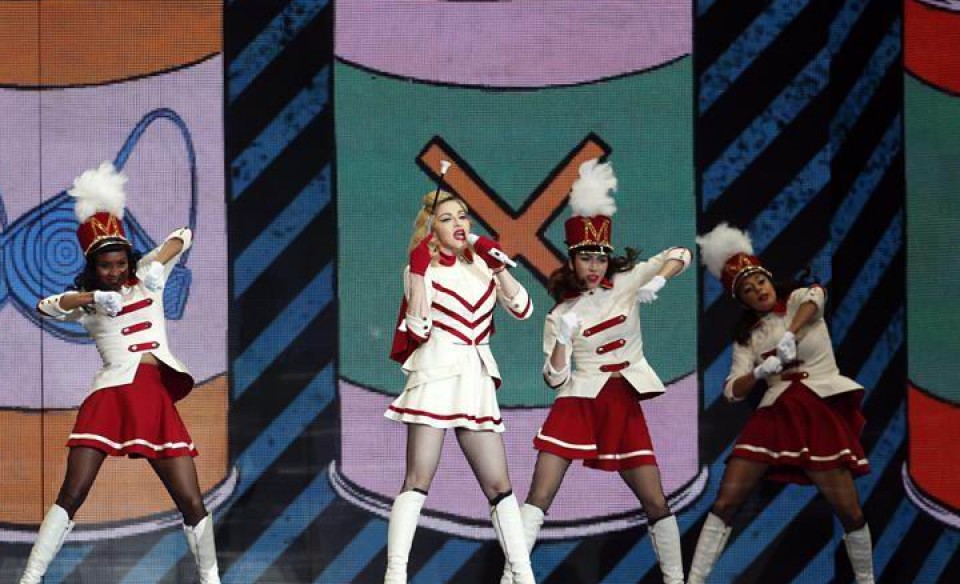 Madonnaren kontzertua Txilen. Argazkia: EFE