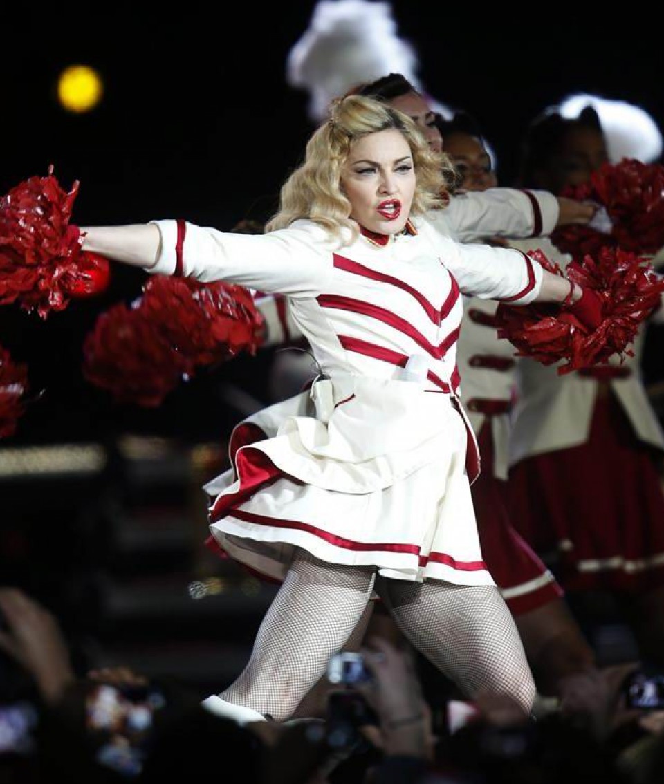 Madonnaren kontzertua Txilen. Argazkia: EFE